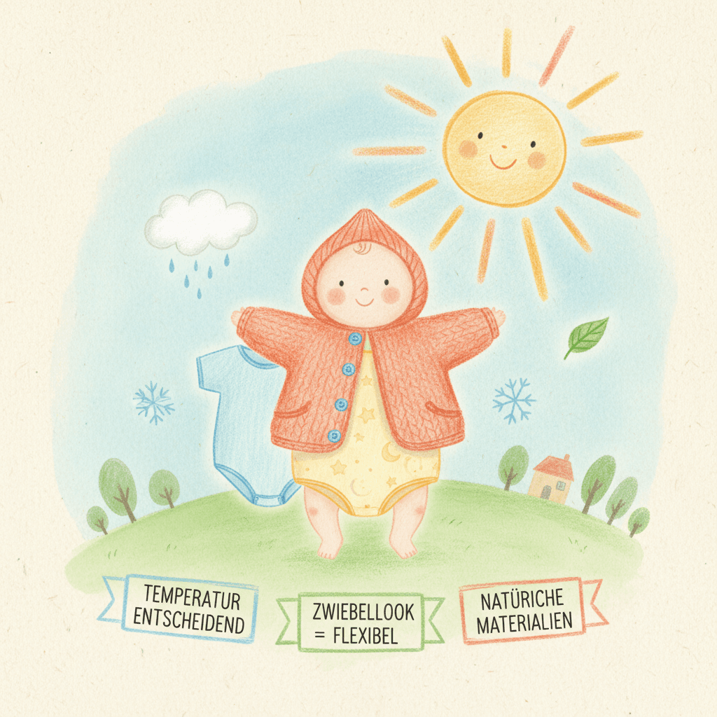 Ratgeber: Was soll ich meinem Baby anziehen? Der große Temperatur-Guide